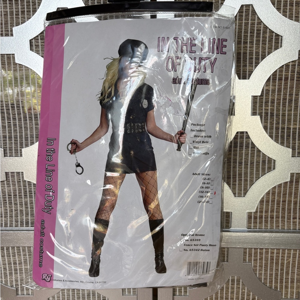 Women’s Cop Halloween costume In the Line of Duty Dress